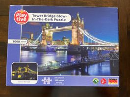 Tower Bridge Puzzle 1000 Teile Glow in the Dark