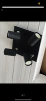 Lampada da soffitto a LED nera, design moderno e minimal