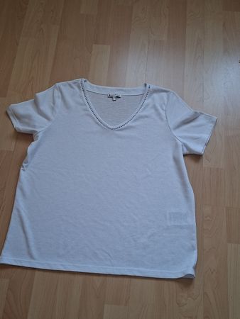 Street One Shirt, weiss, Grösse 40, V-Ausschnitt, Sommer 🌞
