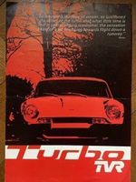 TVR Turbo ca 1976 / 1977 Prospekt auf englisch