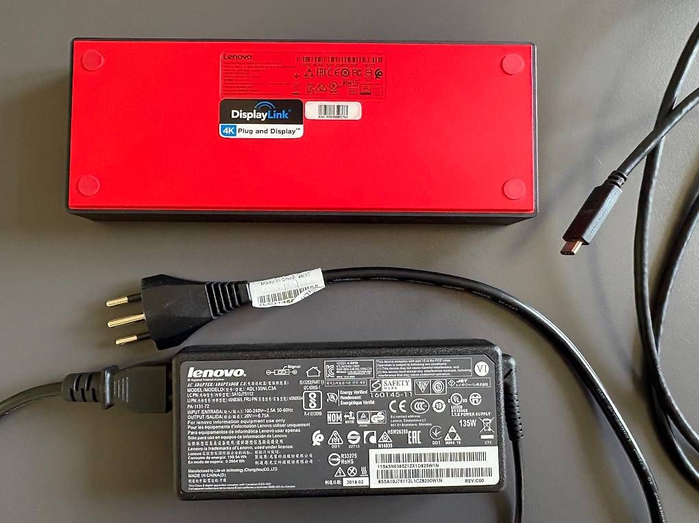 Lenovo Docking station: Lenovo ThinkPad USB-C Dockingstation DisplayLink 4K – Usato da Chur venduto da TanusJ 1