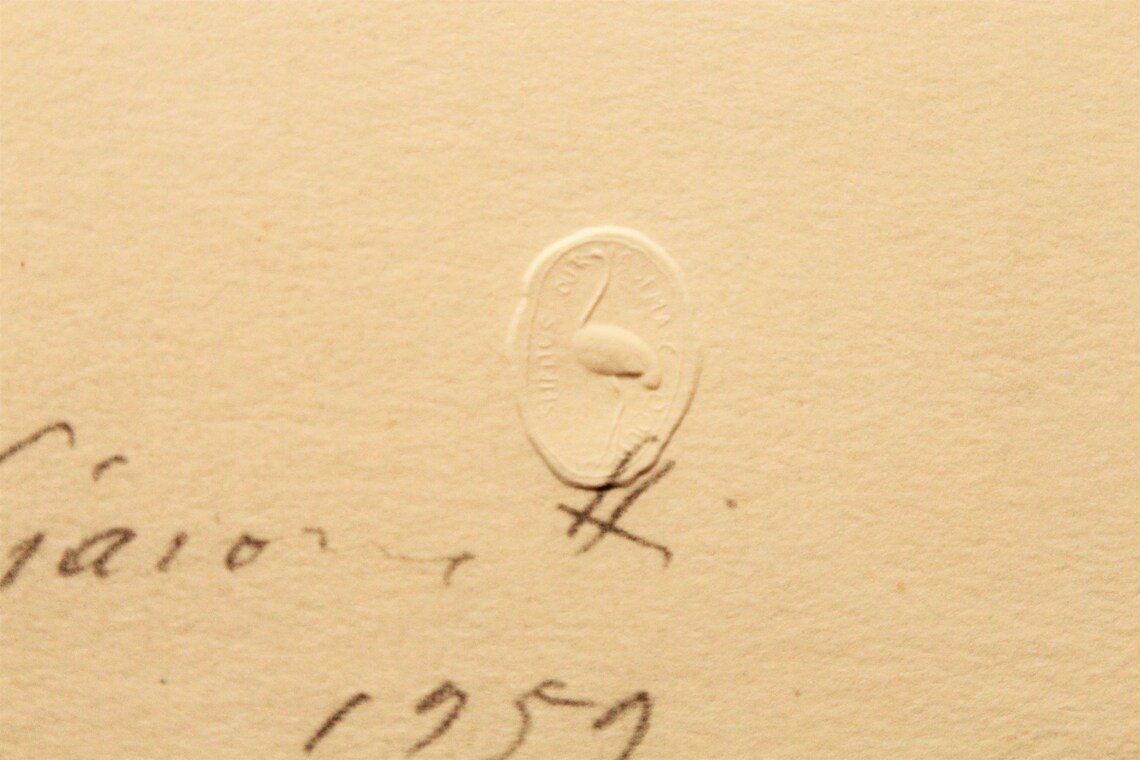Grafiken & Lithographien: Alberto Giacometti, Vintage Lithographie – Neu (gemäss Beschreibung) aus Ponte Tresa von 11GalleriaAlterEgo11 7