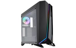PC-Gehäuse SPEC-OMEGA RGB Schwarz & 2 HD120 RGB-Lüfter