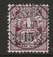 1908 : Ziffermuster Nr. 85a - zentr. Vollst.  : KP 275.--