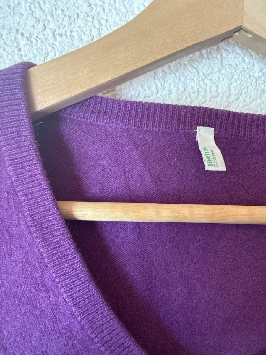 Benetton Maglioni & Felpe: Pullover Benetton Kaschmir lila M – Usato da Oberbüren venduto da baldooda 1