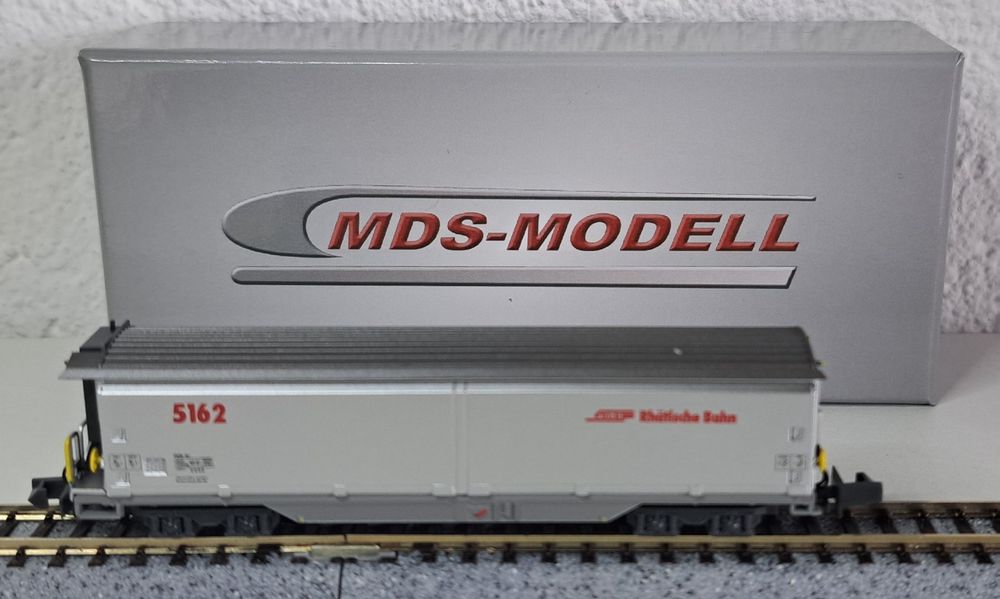 RhB Silber 5162 Schiebewandwagen MDS Neu OVP Spur N (Neu und ...