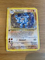 Pokemon Machomei 1. Edition Holo 8/102 Basis Set 1999 rare!
