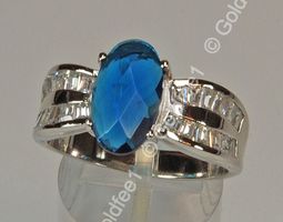 Silberring Topas (925er Silber)