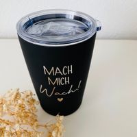Thermobecher / Kaffeebecher / Kaffeetasse -schwarz