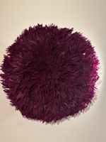 Wanddeko Federblume in Lila - ein echter Hingucker! Ø 70 cm