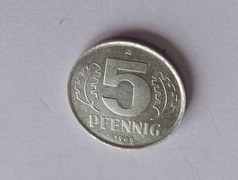 5 Pfennig DDR 1968 A