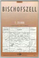 Landkarte Bischofszell 1990