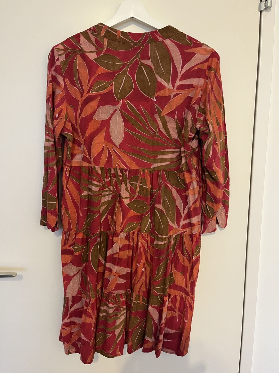 Hallhuber Vestiti: Hallhuber Kleid Gr. 42, Herbstfarben – Usato da Zürich venduto da LemonadeZH 1