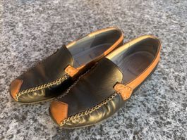 Leder-Mokassins von Ara (Germany)  / mocassins en cuir - 38