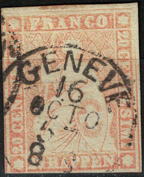 Alle Briefmarken: Strubel 25 gestempelt – Gebraucht aus Bern von bae_958f