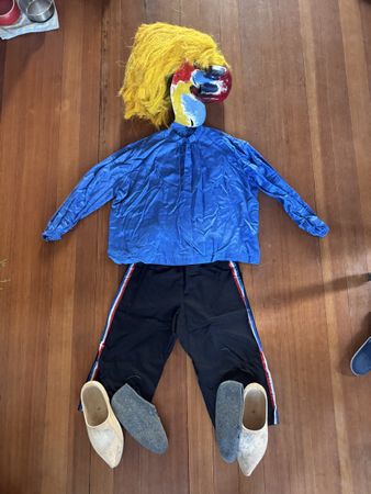 Komplettes Waggiskostüm für die Basler Fasnacht