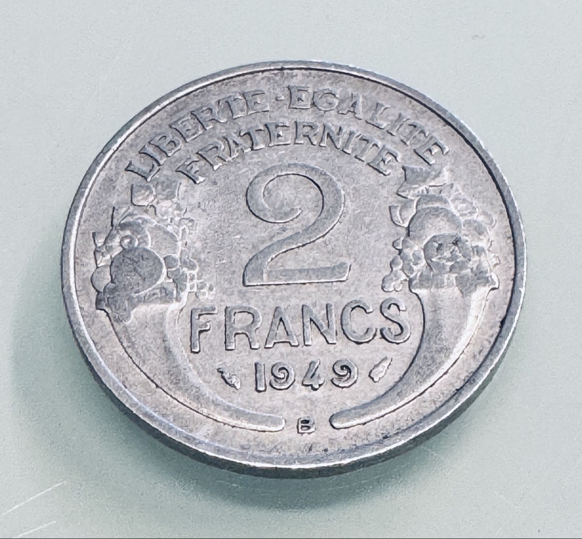 Tutti le monete: Franz. 2 Francs 1949 - Morlon E – Usato da Fällanden venduto da Swisslimousinen 1