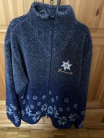 Fleecejacke Girardelli Zermatt blau Grösse M gut erhalten