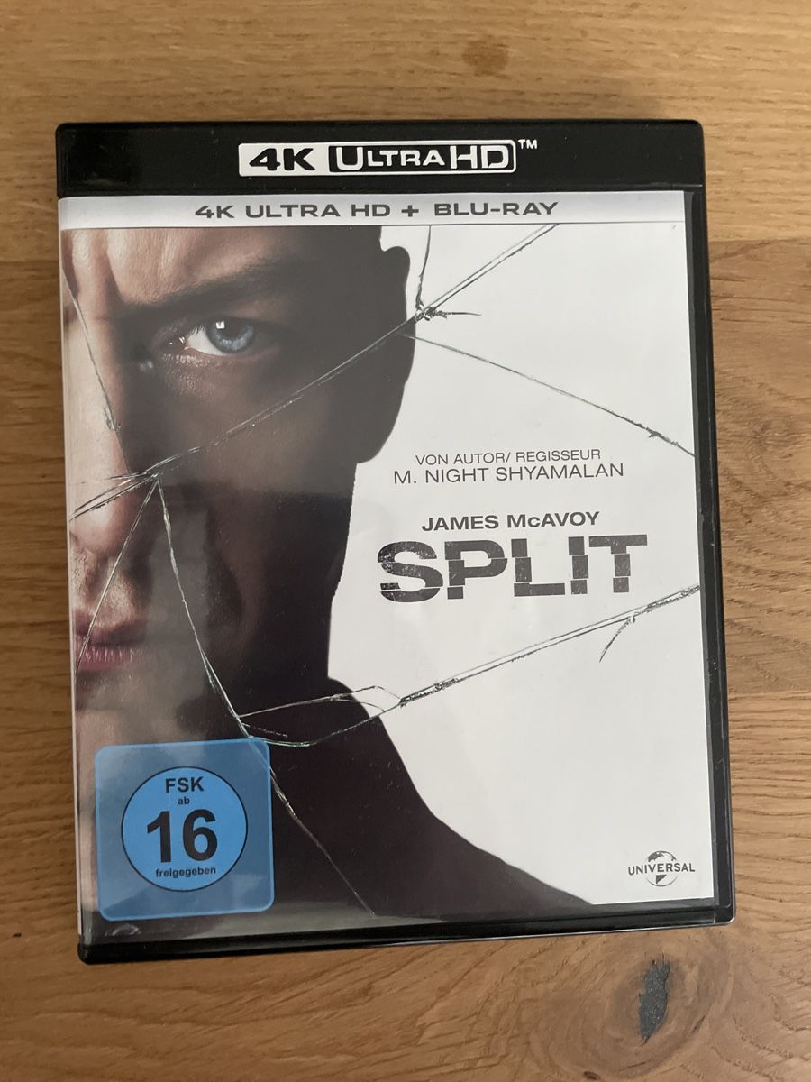 Alle DVDs: Split 4K BluRay – Gebraucht aus Hagendorn von