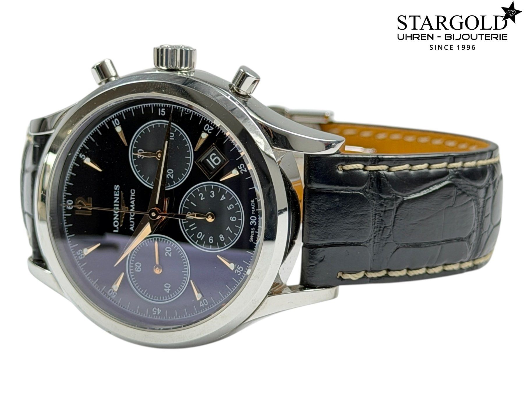 Longines Orologi: Longines Column-Wheel Chronograph - L2.750.4.56.0 – Usato da Zürich venduto da Stargold-Uhren 1