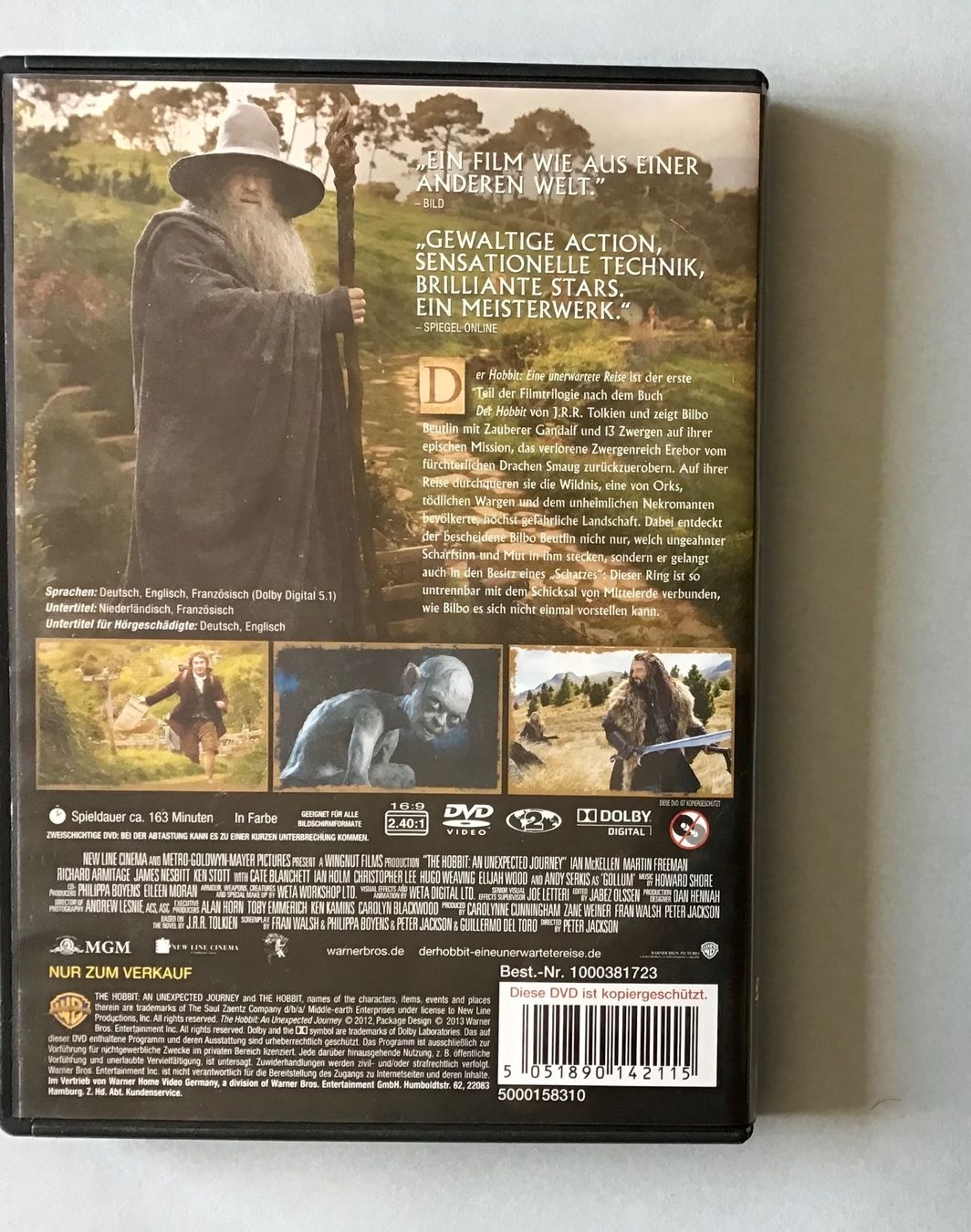 Tutti i DVDs: DVD: Der Hobbit, eine unerwartete Reise – Usato da Bubendorf venduto da Alpenheidi 1