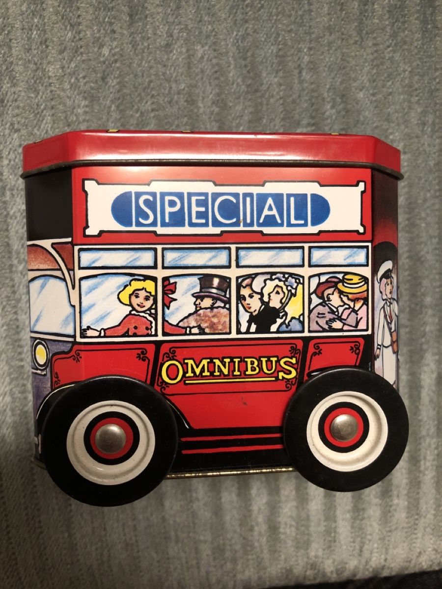 Barattoli: Blechdose London Bus mit Raeder, alt – Usato da Zürich venduto da sab_d82w