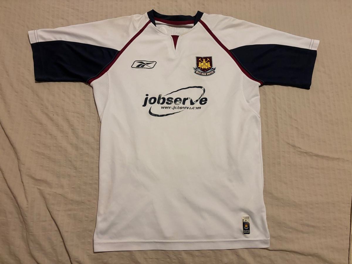Reebok Canottiere & Pantaloni: West Ham n8 maillot Sheringham – Usato da Le Grand-Saconnex venduto da focamix