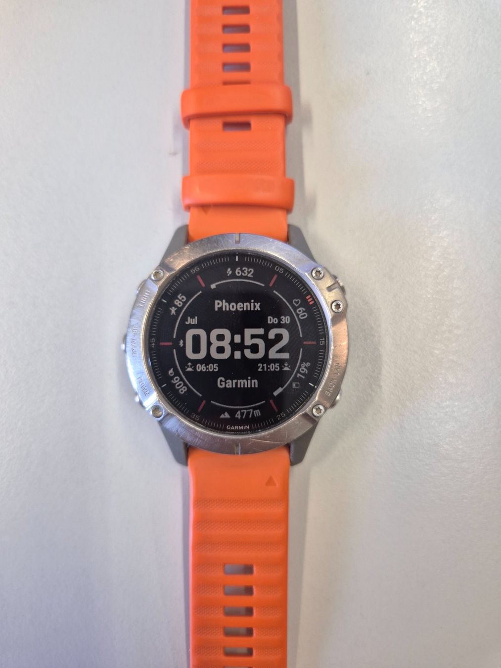 Garmin Smartwatch: Garmin Fenix 6 Sapphire Titanium 47 mm – Usato da Steffisburg venduto da fridii