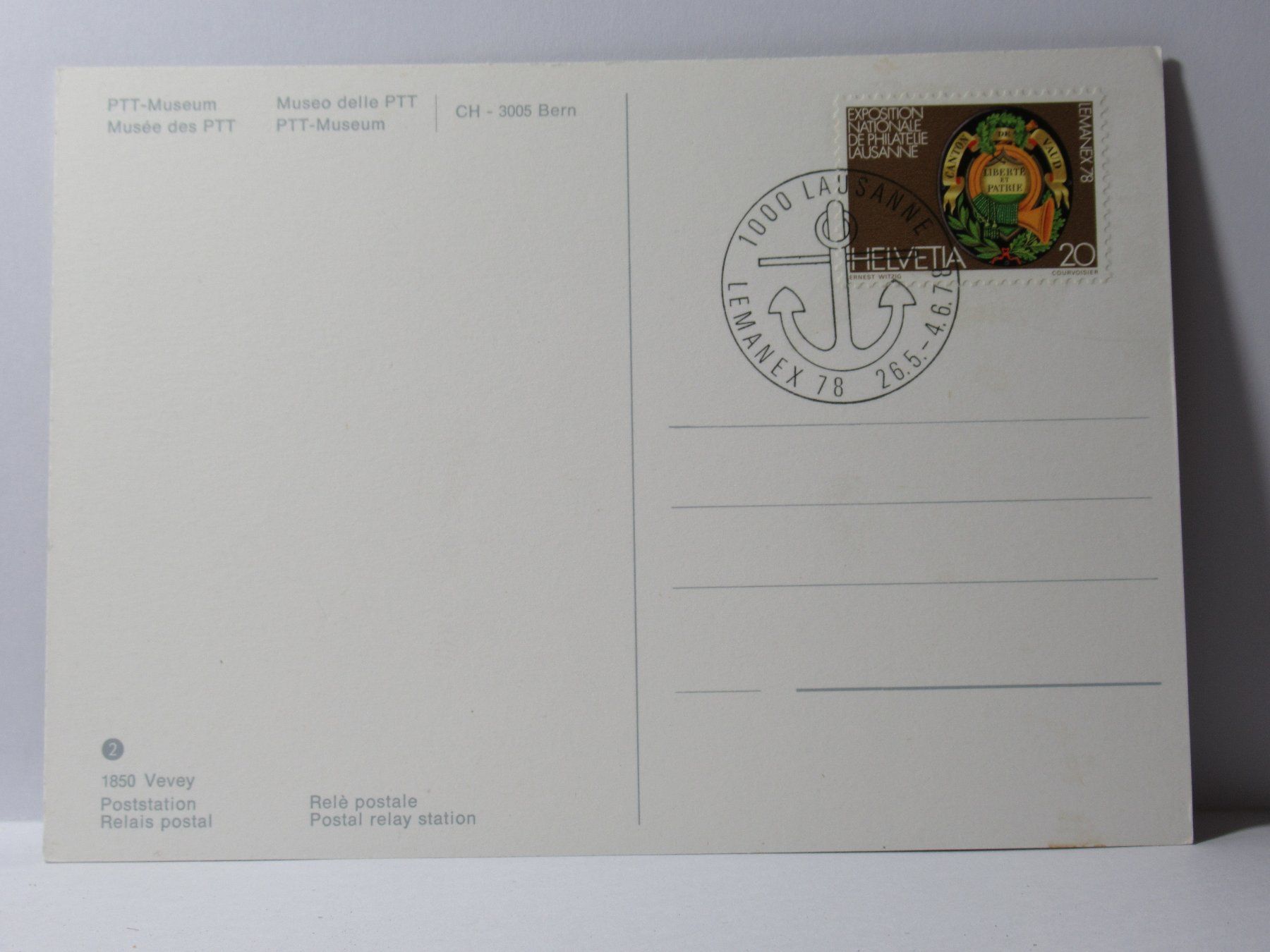 Cartes postales: Bildpostkarte , Postkutsche , Poststation Vevey – Neuf (Voir description) à Grenchen par Bluemchen1900 1