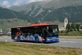 Engadinbus Setra S415NF bei Celerina