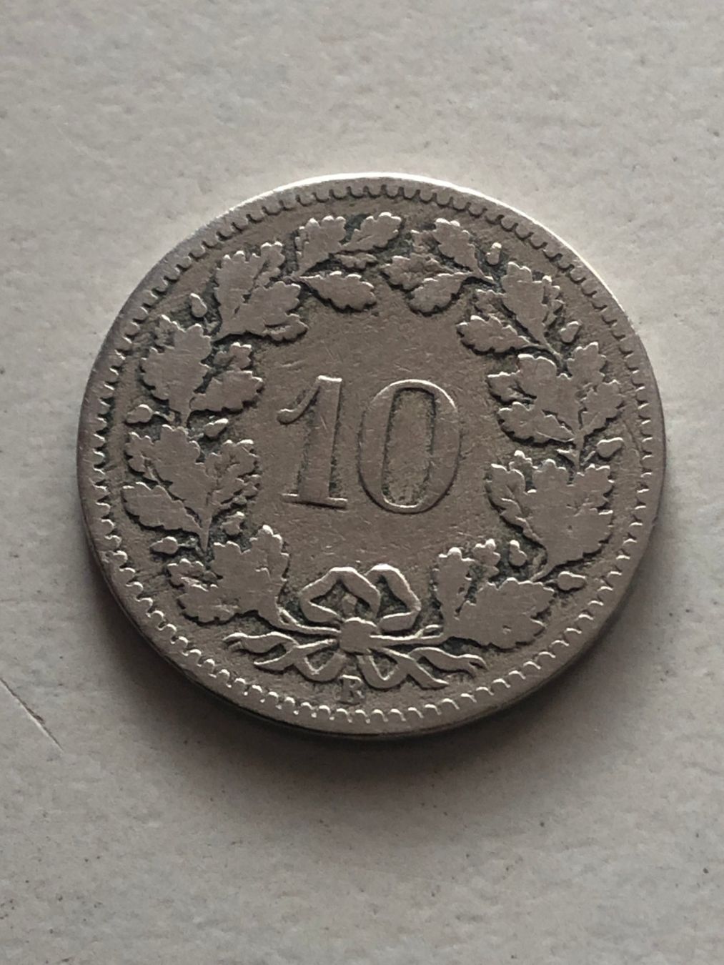 Tutti le monete: 10 Rp. 1883 – Usato da Schötz venduto da Odpa 1