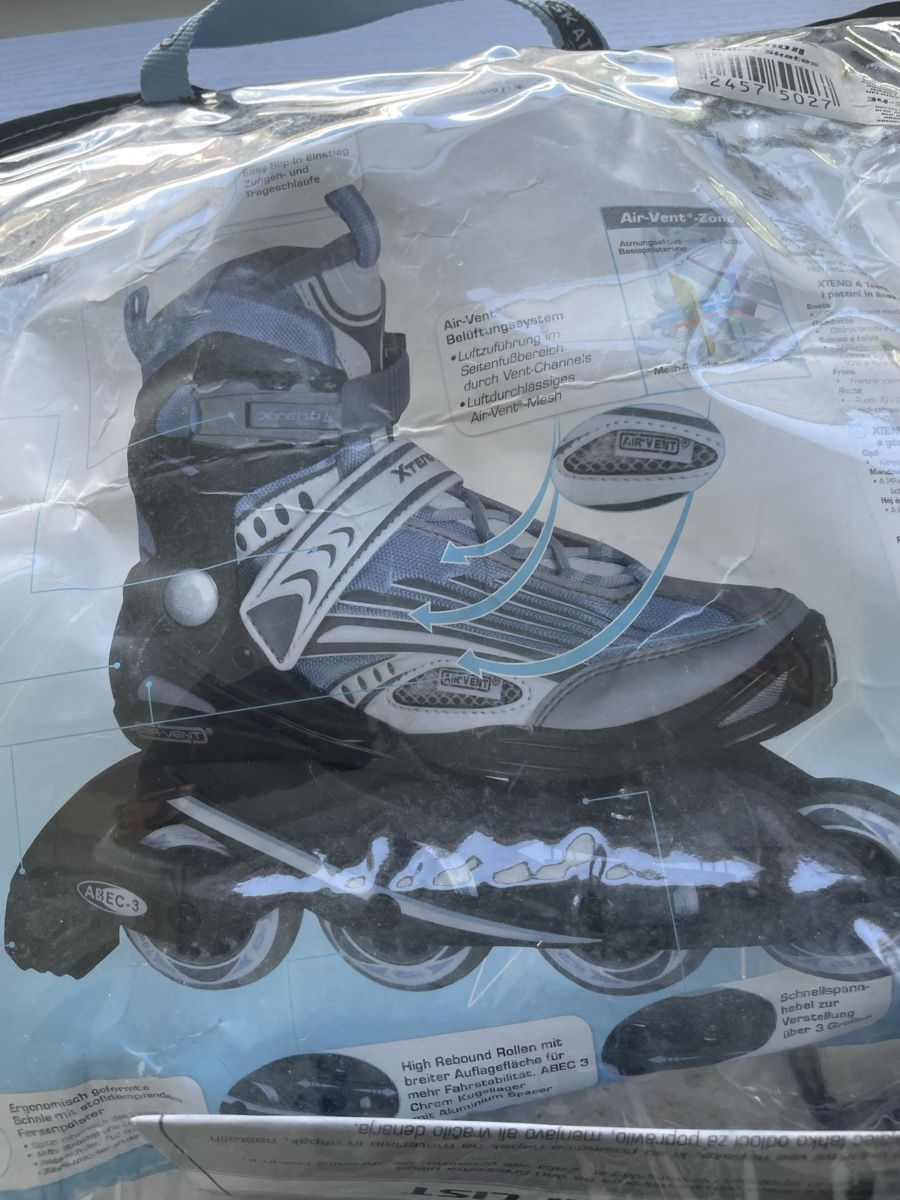 Pattini in linea & Pattini a rotelle: XTEND 4 TEENZ Rollerskates Gr.34-36 – Usato da Steinhausen venduto da Piaweber1943. 5