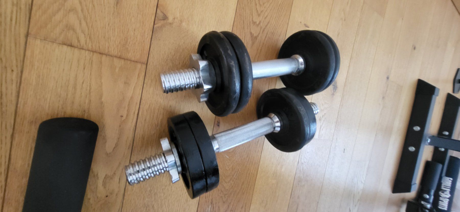 Hometrainer: Hantelbank mit Hantel-und Gewichteständer – Usato da Berg TG venduto da Saratoga1972 1