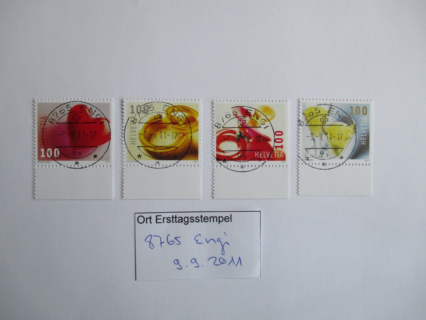 Alle Briefmarken: Voll Ort Ersttagsstempel 8765 Engi – Gebraucht aus Langnau b. Reiden von Aktuell88