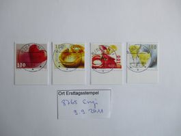Voll Ort Ersttagsstempel 8765 Engi