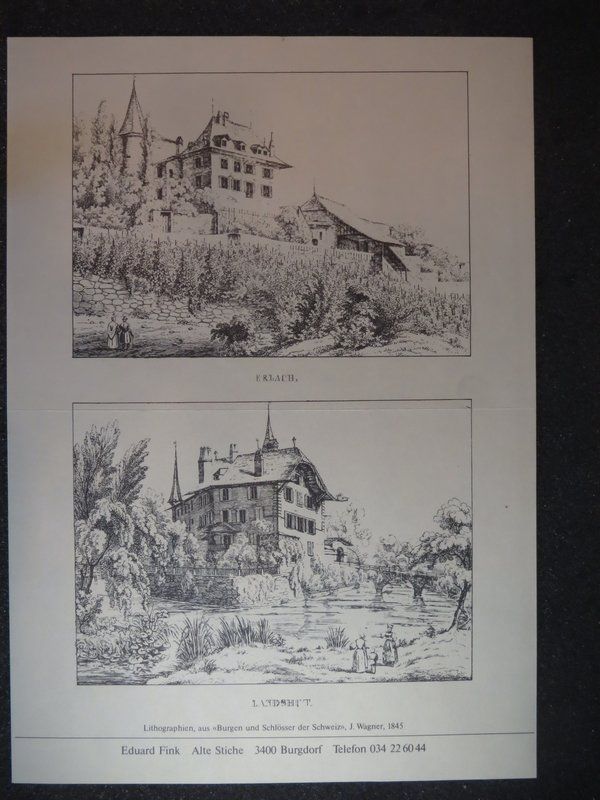 Grafica & Litografie: 2xDoppel-Lithos + 1xDruck/Stich – Usato da Olten venduto da Maniac63 1