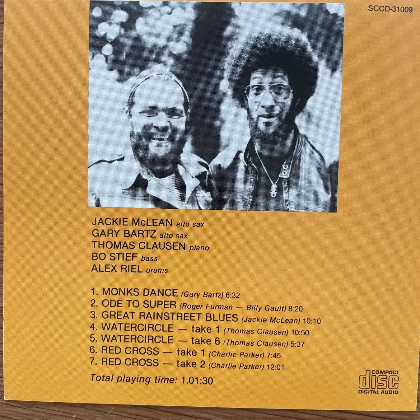 CD: Jackie McLean feat. Gary Bartz - Ode To Super (SteepleChase) – Usato da Zug venduto da Mirare9 2