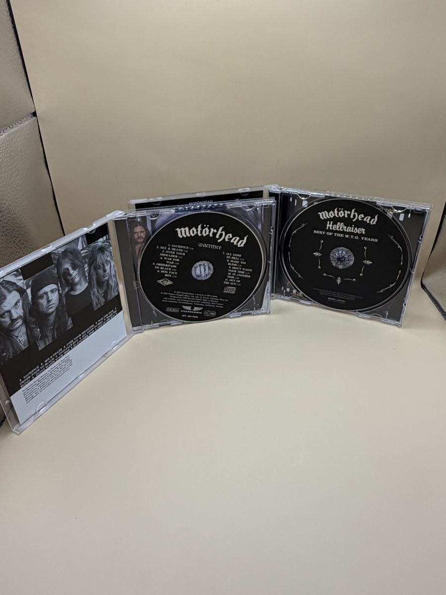 CDs: Lot 2 CD's Motorhead: Sacrifice et Hellraiser – Gebraucht aus Genève von sho_67qj 2