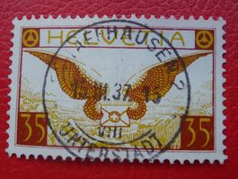 1933, F14z, tadellos mit Voll-Stempel: SCHAFFHAUSEN, K:75.-+