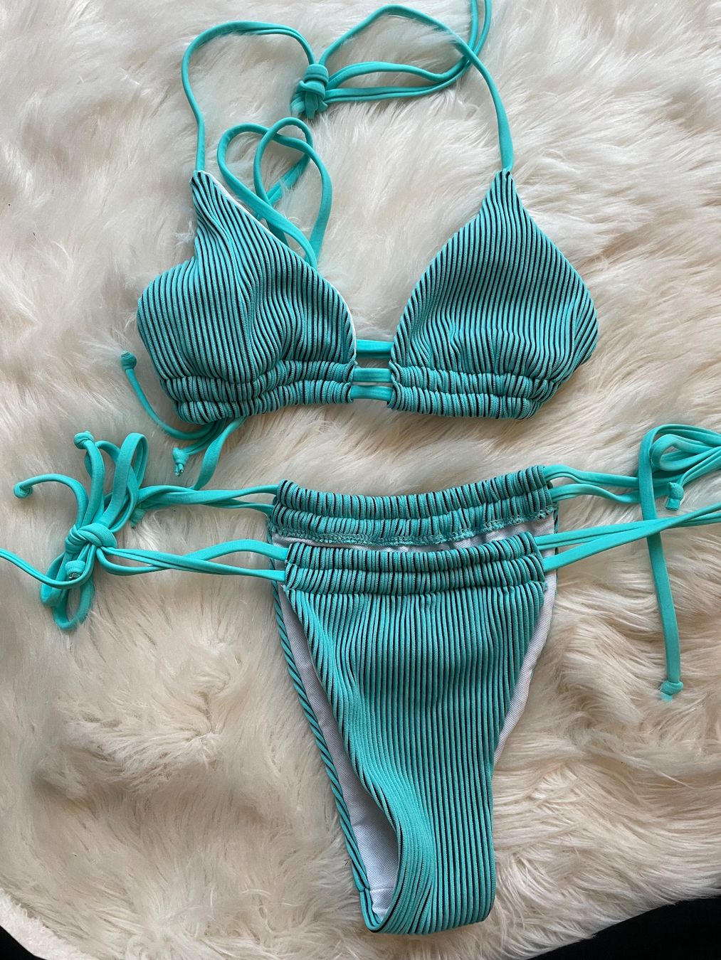 Costumi da bagno & Bikini: Bikini Türkis, Gr. S, neu – Nuovo (secondo la descrizione) da Dübendorf venduto da ja-m