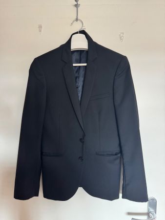 Elegantes 'Yves' Herren Sakko schwarz Grösse 44