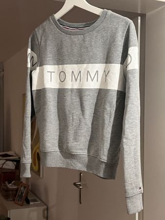 Tommy Hilfiger Pullover grau weiss gebrauchter Zustand