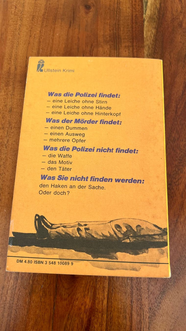Libri: Ellery Queen "Einer fällt aus",Krimi, 1981 – Usato da Schübelbach venduto da Dolly990_2 1