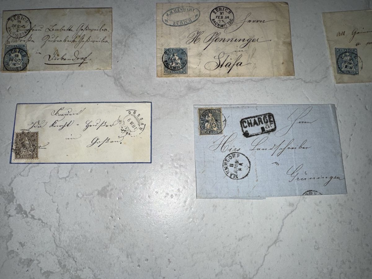 Tutti i francobolli: Sammlung historischer Schweizer Briefe – Usato da Gossau ZH venduto da Shaolin 5