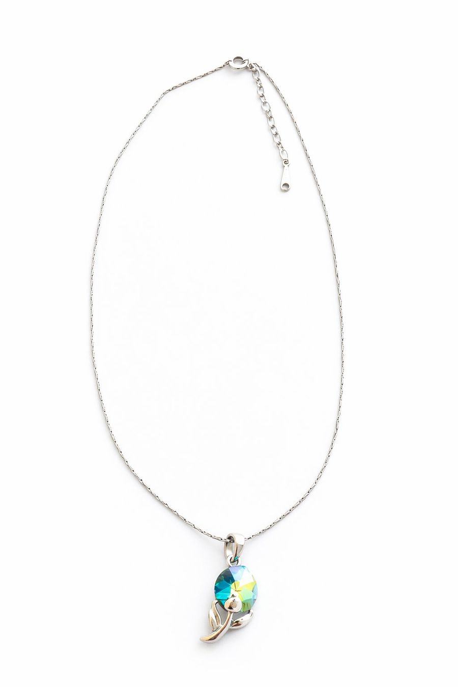 Catenine: Halskette Silber Kristall-Blume – Nuovo (secondo la descrizione) da Fully venduto da VaneaSelection 2