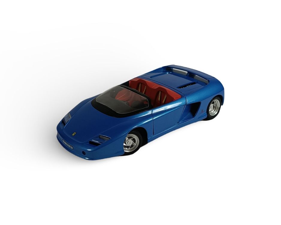 V 1:18 GUILOY 67512 FERRARI PININFARINA MYTHOS METALLIC BLUE MINT BOXED