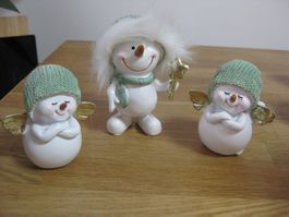 3 coole Winterfiguren mit Mützen