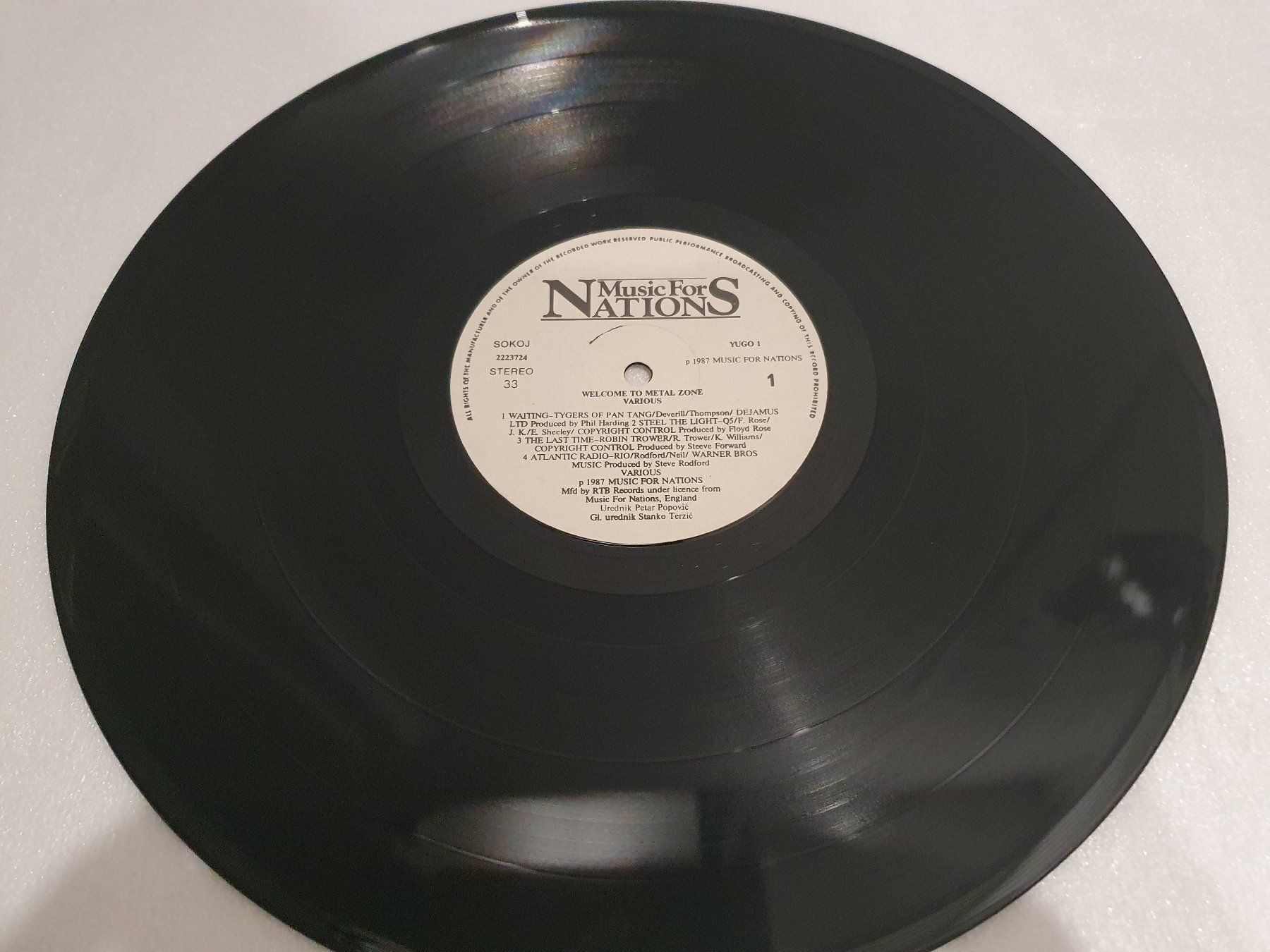Dischi in vinile: Welcome To The Metal Zone – Usato da Uster venduto da Vinyl-Leidenschaft 4