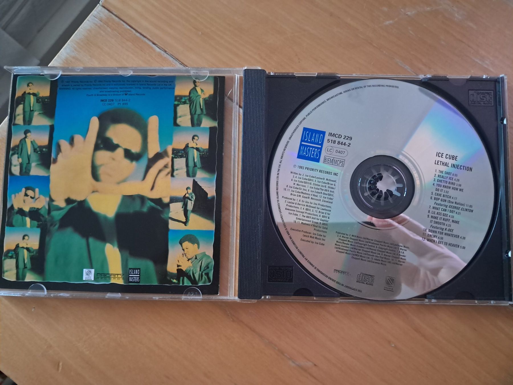 CD: Ice Cube – Lethal Injection (1993) CD – Usato da Zürich venduto da Oi_love_Oilas81 1