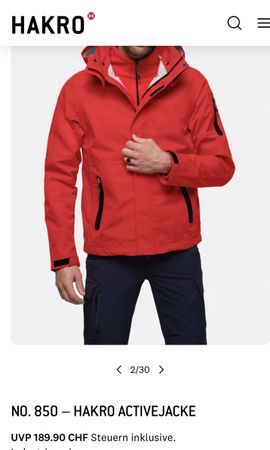 Hakro Activejacke Rot, Neu, L